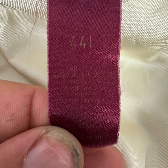 Wm F Farah Mens Beige Blazer Jacket 2 Button Single Breasted Notch Lapel Sz 44L - Picture 4 of 5